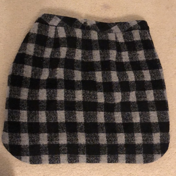 NWT Madewell Shirttail Skirt in Buffalo Plaid size 6 - Picture 3 of 7